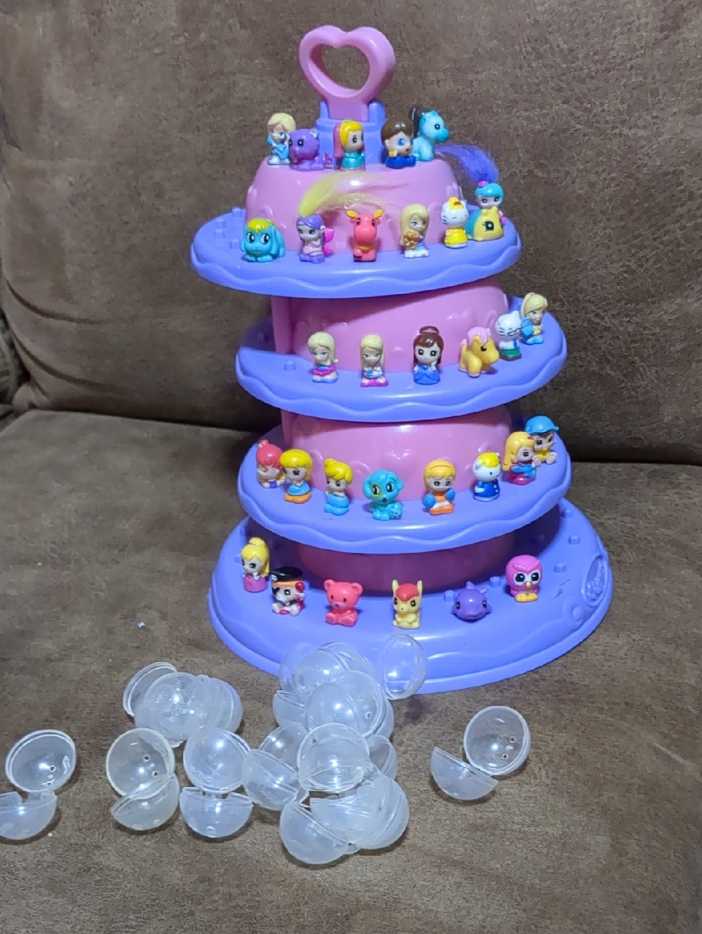 Toy Surprise Tower Playset - Purple/Pink Mini Figures